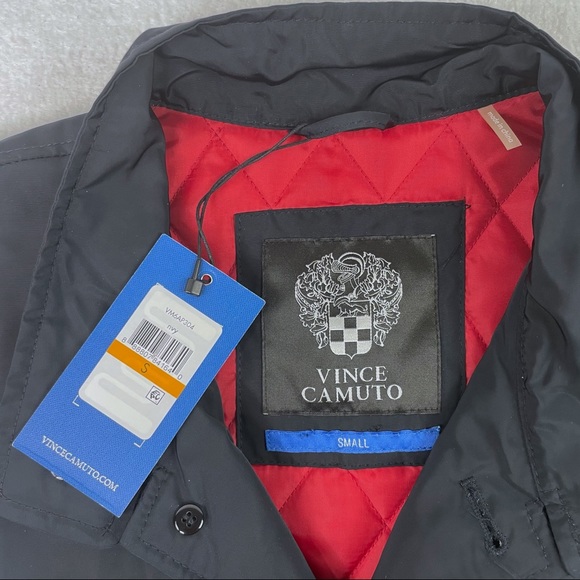 Vince Camuto New Navy with Red Lining Size Small - Picture 2 of 16